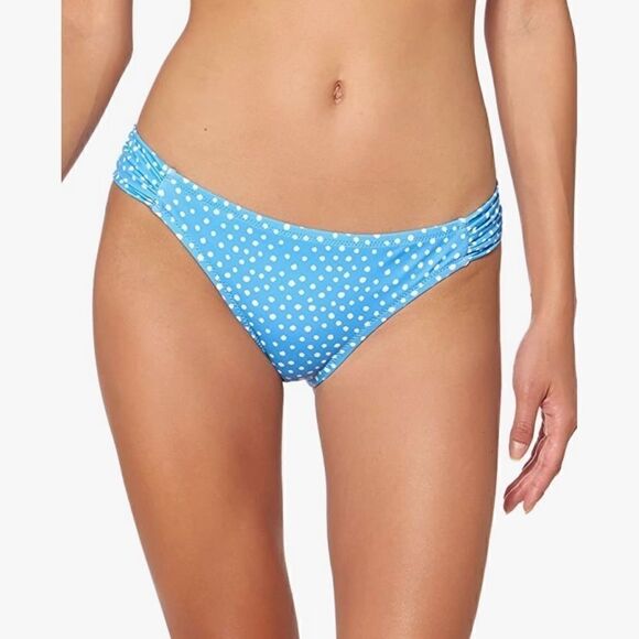 Jessica Simpson NWT blue and white polka dot tankini size S - Picture 3 of 16